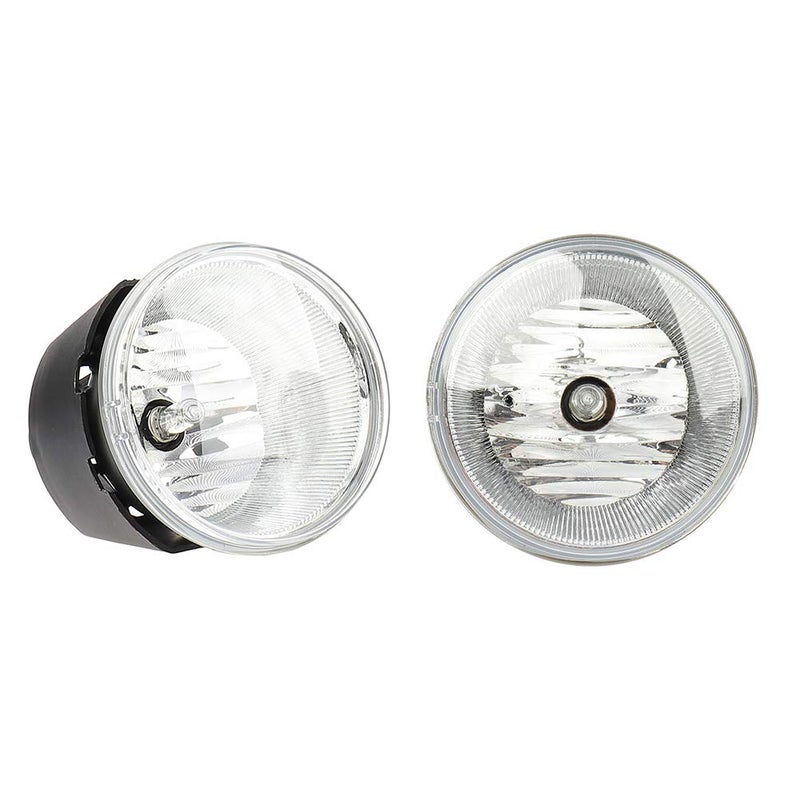 MAYASAF Clear Lens Fog Light Fog Lamp Set for Chrysler 2007-10 300/2007-09 Aspen, for Dodge 2005-09 Dakota/2007-09 Durango, for Jeep 2006-2010 Commander/2005-10 Grand Cherokee(Left+Right) - Image 1